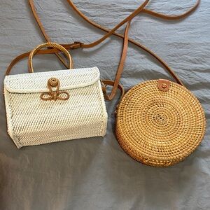 Poppy and Sage crossbody bundle woven purse